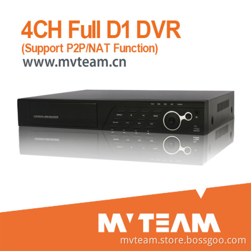 4CH Full D1 Digital Zoom DVR No Need DDNS to Remote View (MVT-6504)
